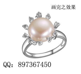 PhotoShop珠宝首饰珍珠戒指商品后期PS修图教程